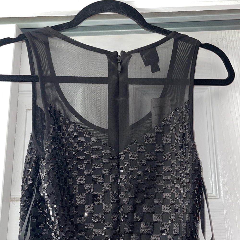 NWT 2B Bebe black sequin mini dress size XS - Picture 5 of 11